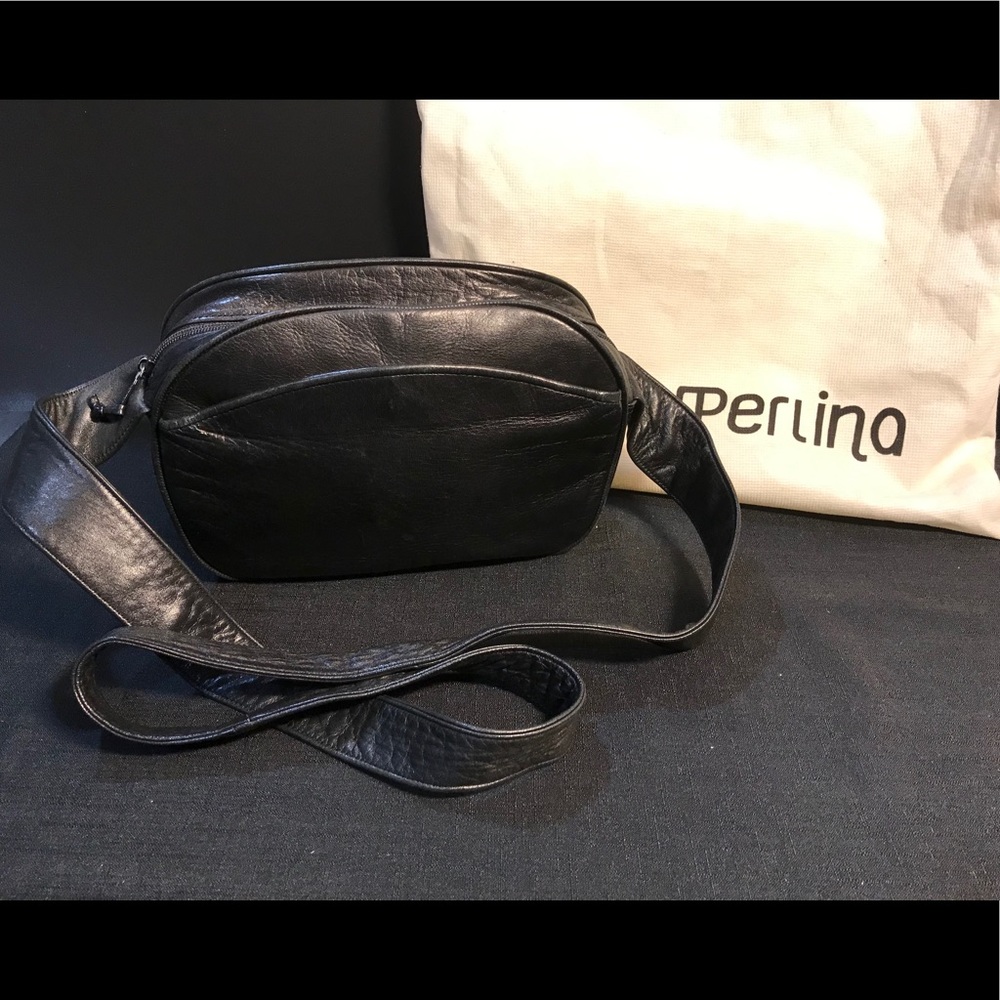 Perina Italian Soft lambskin Leather Bag - Picture 2 of 8